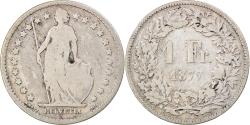 World Coins - Coin, Switzerland, Franc, 1877, Bern, , Silver, KM:24