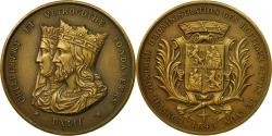 World Coins - France, Medal, Hôpitaux Civils de Lyon, Childebert, Schmitt, , Bronze