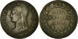 World Coins - Coin, France, Dupré, 5 Centimes, AN 8/5, Bordeaux, , Bronze, KM:640.8