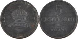 World Coins - Coin, ITALIAN STATES, LOMBARDY-VENETIA, 5 Centesimi, 1849, Milan,