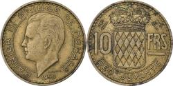World Coins - Monaco, Rainier III, 10 Francs, 1950, Aluminum-Bronze, , KM:130