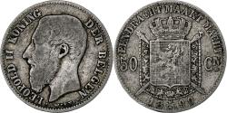 World Coins - Belgium, Leopold II, 50 Centimes, 1899, Silver, , KM:27