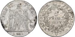 World Coins - France, 5 Francs, AN 5, Perpignan, Hercule, Silver, , Gadoury:563