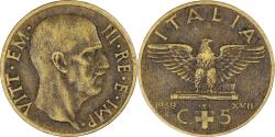 World Coins - Coin, Italy, 5 Centesimi, 1939