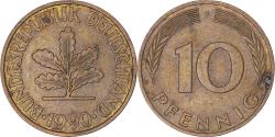 World Coins - Coin, Germany, 10 Pfennig, 1990