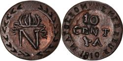 World Coins - Coin, France, Napoléon I, 10 Centimes, 1810, Paris, Contemporary forgery