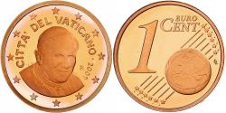 World Coins - VATICAN CITY, Benedict XVI, Euro Cent, Proof, 2009, Rome, Copper Plated Steel
