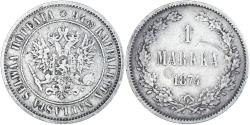 World Coins - Coin, Finland, Alexander II, Markka, 1874, Helsinki, , Silver, KM:3.2