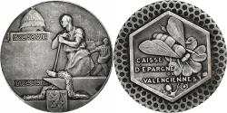 World Coins - France, Token, Caisse d'Epargne de Valenciennes, Silver,