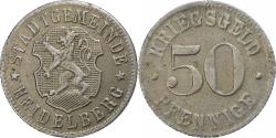 World Coins - Germany, Stadt Heidelberg, 50 Pfennig, Undated (1919-1920), , Iron
