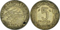 World Coins - Coin, Cameroon, 5 Francs, 1967, , Aluminum-Nickel-Bronze, KM:km 1a