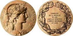 World Coins - France, Medal, Commune de la Bouille, 2000, Bronze, Dupuis.D,
