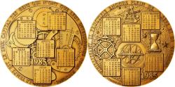 World Coins - France, Medal, Calendrier, Astronomie, 1985, , Bronze