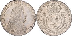 World Coins - France, Louis XV, 1/4 Ecu aux palmes, 1693, Amiens, reformed, Silver,