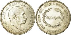 World Coins - Coin, Denmark, Christian X, 2 Kroner, 1945, Copenhagen, , Silver, KM:836