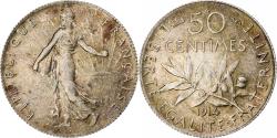 World Coins - France, Semeuse, 50 Centimes, 1914, Paris, , Silver, KM:854