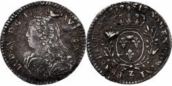 World Coins - France, Louis XV, 1/10 Écu aux branches d'olivier, 1739, Grenoble, Silver