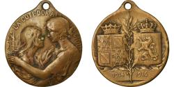 World Coins - France, Medal, La Côte d'Or à la Belgique, Politics, Society, War, 1914-1916