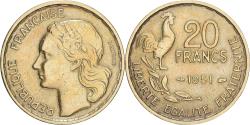 World Coins - Coin, France, Guiraud, 20 Francs, 1951, Paris, , Aluminum-Bronze