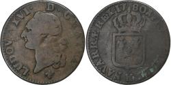 World Coins - France, Louis XVI, Sol, 1780, La Rochelle, Copper, , Gadoury:350