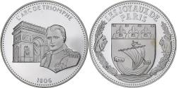 World Coins - France, Medal, Les Joyaux de Paris, L'Arc de Triomphe, Silver,