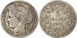 World Coins - Coin, France, Cérès, 5 Francs, 1850, Bordeaux, , Silver, KM:761.3