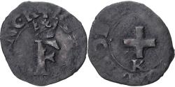 World Coins - Coin, France, François Ier, liard à l'F et à la croisette, 1540-1547