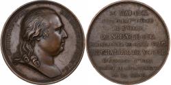 World Coins - France, Medal, Louis XVIII, 1ère pierre de l'église de Noisy-le-Sec, 1823