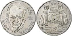 World Coins - France, 100 Francs, André Malraux, 1997, Silver, MS(60-62), Gadoury:954