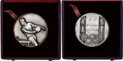 World Coins - France, Medal, Tennis de Table, 1965, Silver,