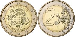 World Coins - Slovenia, 2 Euro, Introduction de l'euro, 2012, Kremnica, Bi-Metallic,