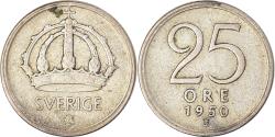 World Coins - Coin, Sweden, 25 Öre, 1950
