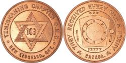 World Coins - Canada, Token, Masonic, New Liskeard, Temiskaming, Chapter Penny, , Copper