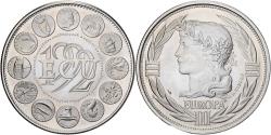 World Coins - France, Medal, Ecu Europa, Marianne, 1992, Copper-Nickel Gilt, Rodier,