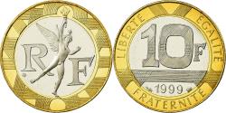 World Coins - Coin, France, Génie, 10 Francs, 1999, Paris, Proof, , Aluminum-Bronze