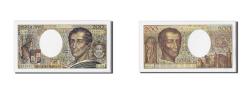 World Coins - Banknote, France, 200 Francs, 200 F 1981-1994 ''Montesquieu'', 1994, UNC(60-62)