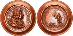 World Coins - France, Medal, Philippe Quinault, History, 1974, Cure, , Copper