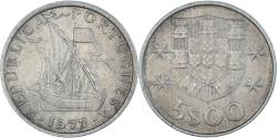 World Coins - Coin, Portugal, 5 Escudos, 1977