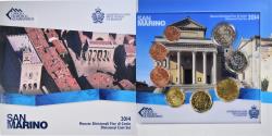 World Coins - San Marino, Coffret 1c. à 2€, 2014, Rome, FDC,