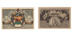 World Coins - Banknote, Germany, Schleiz Stadt, 50 Pfennig, personnage 4, 1921, 1921-12-01