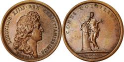 World Coins - France, Medal, Louis XIV, Le Secret des Conseils du Roi, History, 1661, Mauger