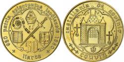 World Coins - Belgium, Token, 50 Liards, 1980, Brass plated steel,