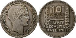 World Coins - France, 10 Francs, Turin, 1945, Rameaux courts, Copper-nickel,