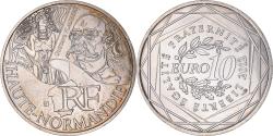 World Coins - France, 10 Euro, Haute Normandie, 2012, Paris, , Silver, Gadoury:EU514