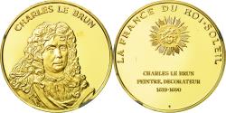 World Coins - France, Medal, Charles Le Brun, Undated, , Vermeil
