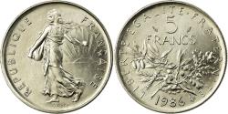 World Coins - Coin, France, Semeuse, 5 Francs, 1986, , Nickel Clad Copper-Nickel