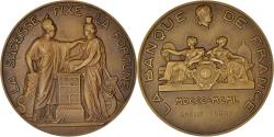 World Coins - France, Medal, La Banque de France, La Sagesse fixe la Fortune, 1950, Dumarest