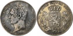 World Coins - Belgium, Leopold I, 2-1/2 Francs, 1849, Bruxelles, Silver, , KM:11