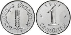 World Coins - France, Centime, Épi, 1987, Paris, Stainless Steel, , Gadoury:91