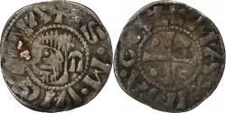 World Coins - Archbishopric of Vienne, Denier, ca. 1200-1250, Vienne, Billon,